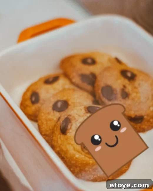 Win Instant Kitchen Upgrades 7 Cookies in a container with a slice of bread