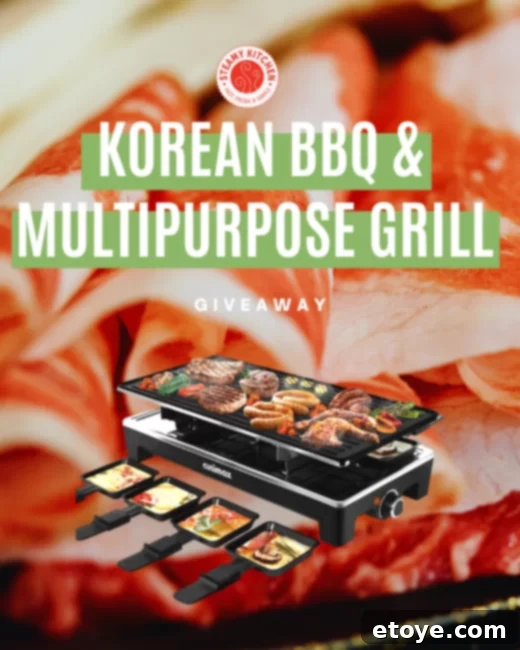 CUSIMAX Raclette Grill Electric Grill Table setup with various foods like meats, vegetables, and melting cheese