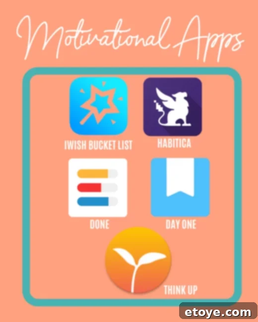 Use technology to track habits and stay motivated