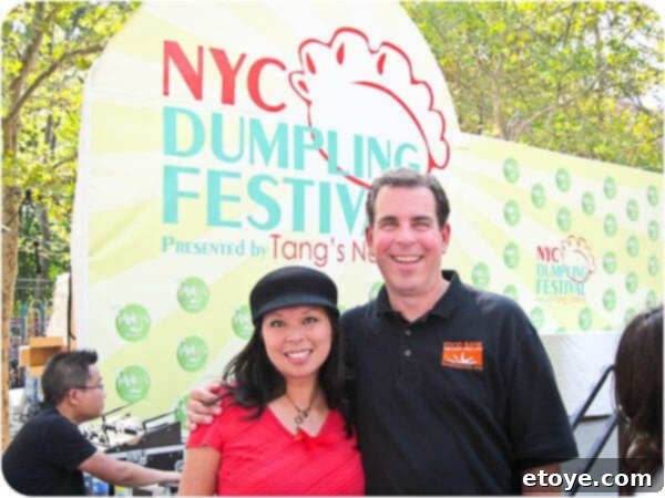David Grossnickle, Director of the Food Bank for New York City, stands with other dedicated event organizers