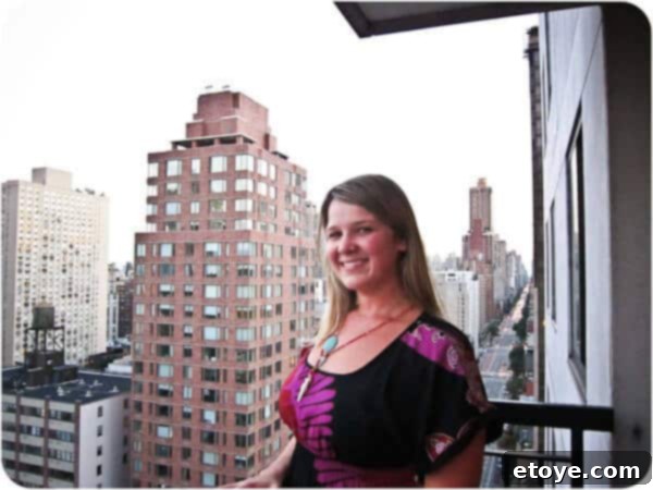 Maggy of Three Many Cooks, with a warm smile, posing for a photo after a successful day at the festival