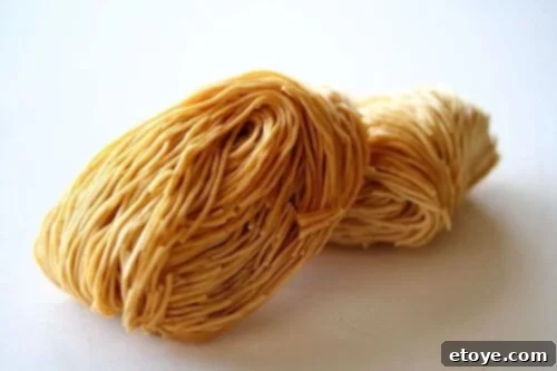 Yellow Egg Noodles Yellow Egg Noodles for Garlic Scallion Noodles