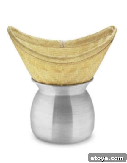 Bamboo Steamer for Thai Sticky Rice Bamboo Basket for Steaming Thai Sticky Rice