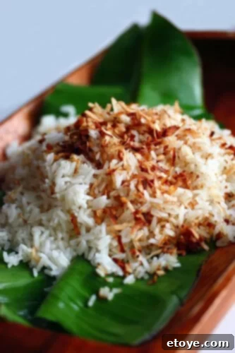 Exquisite Coconut Rice Dish Delicious Coconut Rice