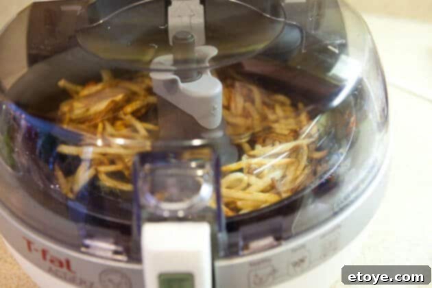 Tefal Actifry - a modern, innovative kitchen appliance for healthy frying with minimal oil.