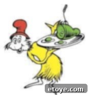 Sam-I-Am's Sushi Surprise 4 Green Eggs and Ham children's book illustration