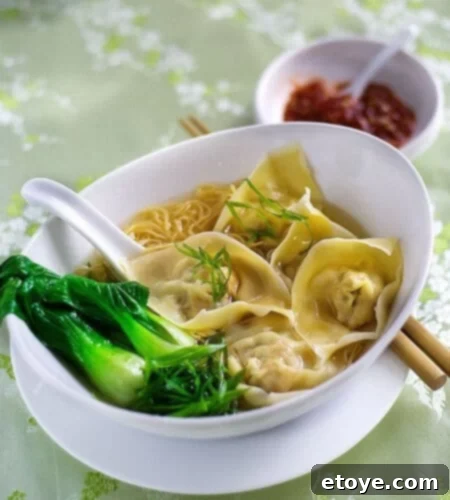 wonton noodle soup Delicious Wonton Noodle Soup