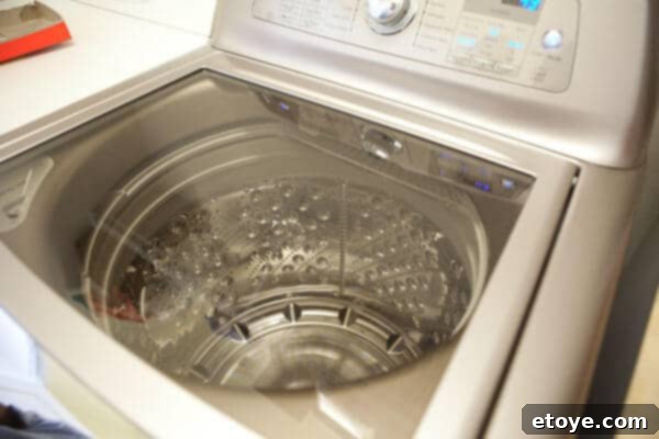 Win a Kenmore Kitchen and Laundry Set 8 Close-up of Kenmore Elite Washer interior