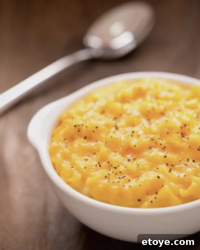 Speedy Microwave Scramble 5 scrambled eggs in a white ramekin.