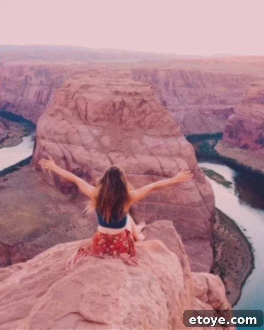 A tranquil landscape with a path leading towards a distant horizon, representing self-discovery and new beginnings