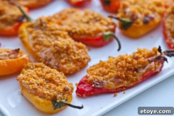 Crispy Baked Jalapeno Bacon Poppers 5 Basket of fresh sweet mini peppers, vibrant and ready for stuffing.