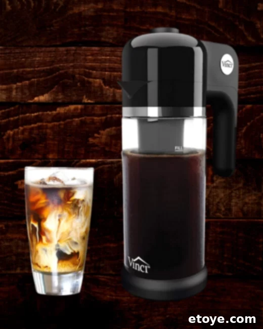 Vinci Cold Brew Maker Tested: Our Honest Review and Your Chance to Win! 2 Vinci Express Cold Brew Coffee Maker brewing