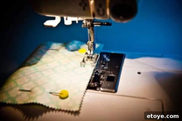 Whip Up Your Own Kitchen Hand Towels 13 Three Strips of Sewn Quilt Squares