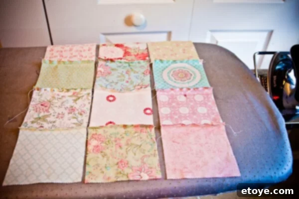 Whip Up Your Own Kitchen Hand Towels 14 Ironing Seams in Alternating Directions