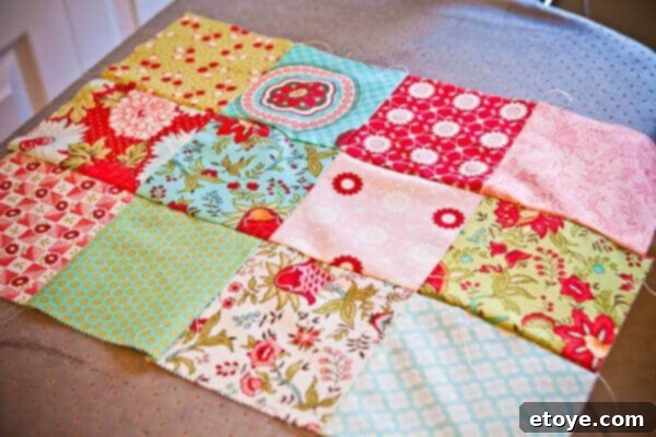 Whip Up Your Own Kitchen Hand Towels 21 Quilt Top Ready for Embellishment