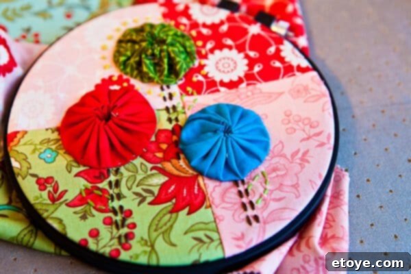 Whip Up Your Own Kitchen Hand Towels 33 Embellished Quilt Top Completed