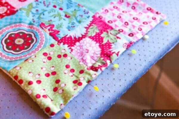 Whip Up Your Own Kitchen Hand Towels 37 Folding and Pressing Remaining Edge