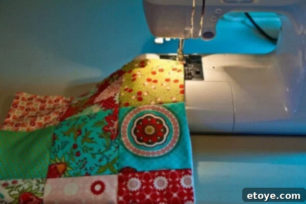 Whip Up Your Own Kitchen Hand Towels 38 Sewing the Final Edge of the Towel