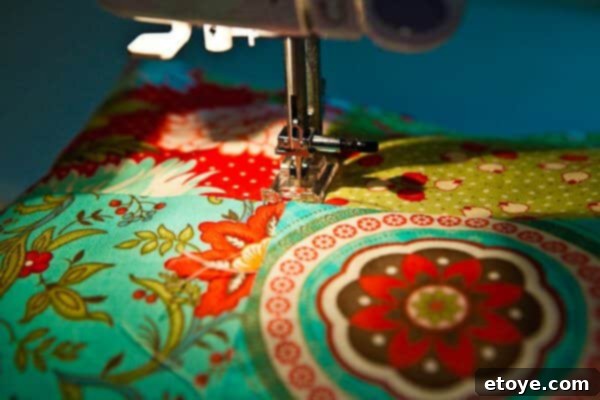 Whip Up Your Own Kitchen Hand Towels 40 Sewing Reinforcement Along Seam Line