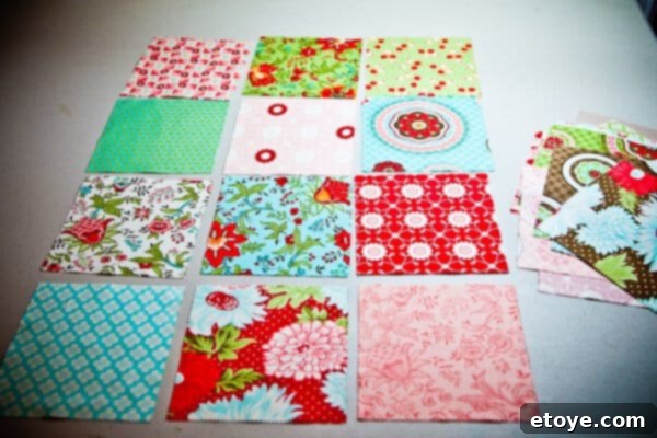 Whip Up Your Own Kitchen Hand Towels 10 Sewing Two Fabric Squares Together