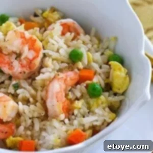 Umami-Packed Shrimp Fried Rice 2 rice in bowl