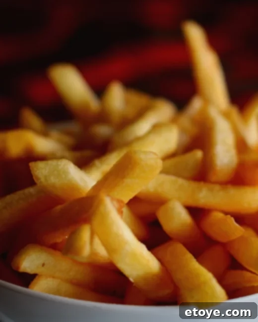 French fries as a unique ice cream topping