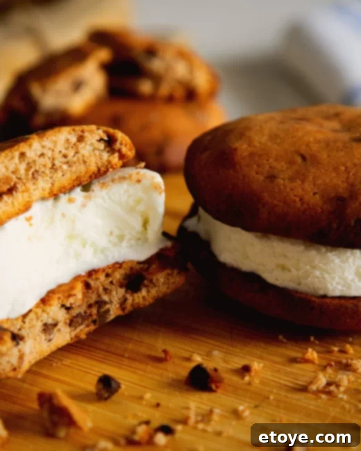 Bake cookies for an ultimate ice cream sandwich