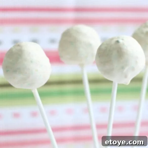 Finished Red Velvet Cheesecake Pops, beautifully presented