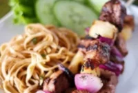 Martha Stewart Guest Writer’s Thai Curry Beef Skewers