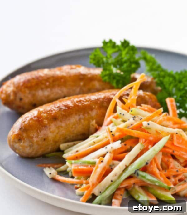 Chicken Sausage & Apple Slaw 2 Summer heat unexpected with winter wardrobe plans