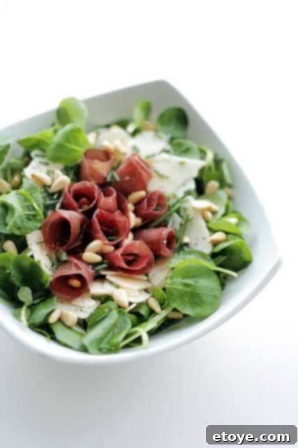 Green Glory 3 Bresaola, Parmigiano Cheese and Lamb Lettuce