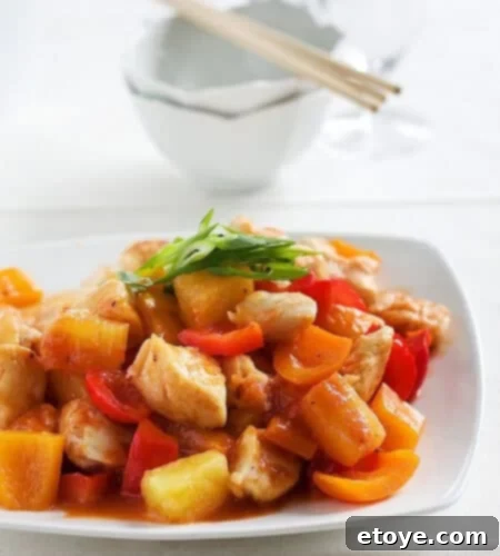 Delicious and Lighter Sweet and Sour Chicken Recipe