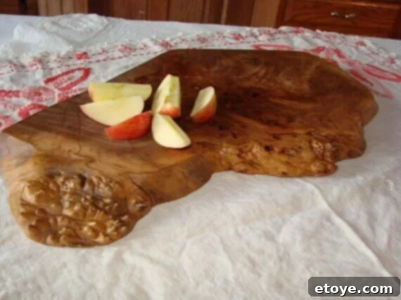 Heirloom Natural Wood Cutting Boards 2 Big Leaf Maple Serving Platter