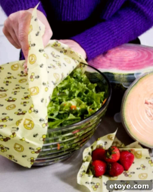 Aristomache Beeswax Wraps and Silicone Lids for eco-friendly food storage