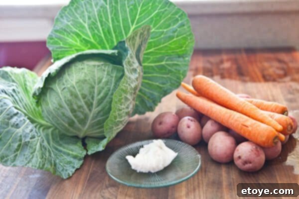 The Ultimate Guinness Corned Beef and Cabbage 13 veggies for recipe