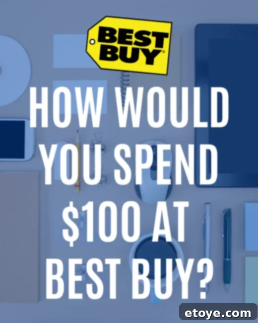 Win 100 Best Buy Shopping Credit 3 how would you spend $100 at best buy