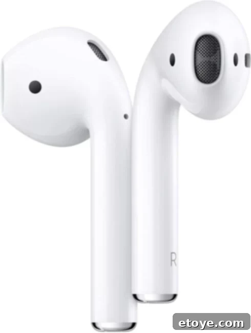Win Apple AirPods 4 Close-up of Apple AirPods with their sleek charging case, highlighting the clean aesthetic.