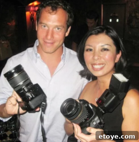 Crunchy & Flavorful Chinese Chicken Salad 2 Dave Lieberman smiling and holding a camera lens