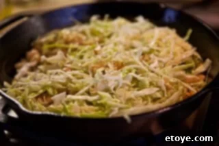 Hearty White Bean and Cabbage Stew 13 Finely shredded cabbage added to the skillet with beans and potatoes.