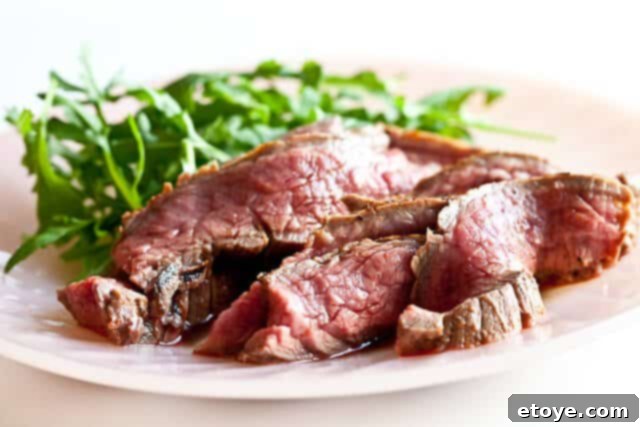 Perfectly grilled flank steak with an orange ginger marinade