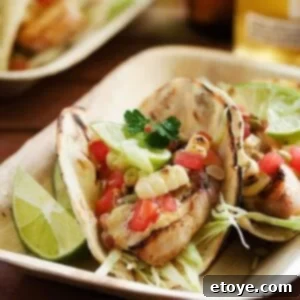 Grilled Fish Tacos with Corn and Pepitas
