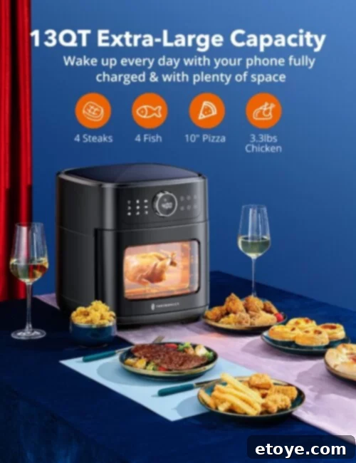 The Ultimate TaoTronics Air Fryer Review Plus A Giveaway 2 taotronics airfryer 13QT extra large capacity