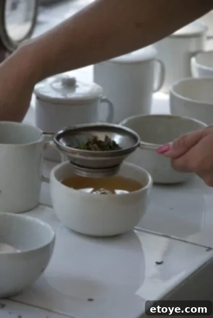Mastering the Craft of Tea Appreciation 8 Tea leaves being sorted