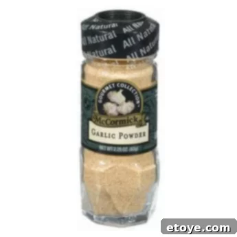 Jar of Garlic Powder