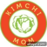 KM_logo Kimchi Mom blog logo, representing traditional Korean family recipes