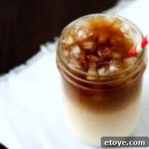 Classic Thai Iced Coffee 2 Thai Iced Coffee in a glass with ice