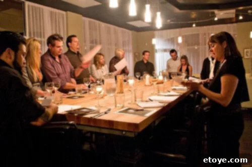 Carrie Oliver guiding the steak rating process