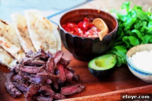 Chipotle Skirt Steak Tacos