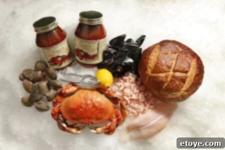 iovebluesea.com San Francisco Cioppino Package for home cooking