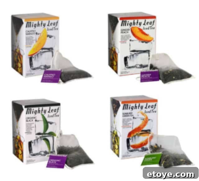 Mighty Leaf Tea Summer Brewing Kit featuring a pitcher and iced tea boxes